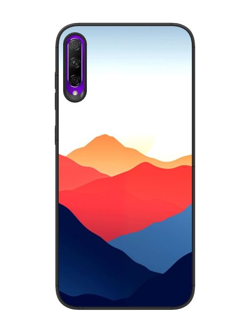 Sunset Peaks Glossy Soft Edge Case for Honor 9X Pro Chachhi