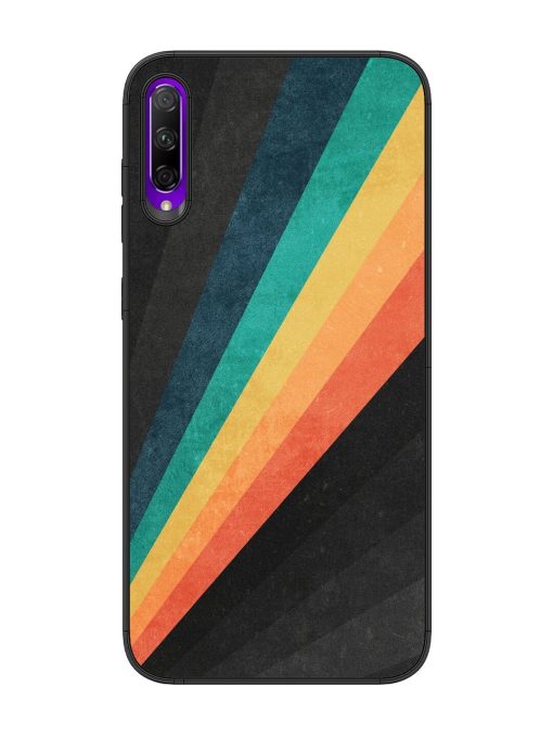 Retro Spectrum Glossy Soft Edge Case for Honor 9X Pro Chachhi