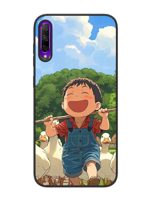 Duck Parade Glossy Soft Edge Case for Honor 9X Pro Chachhi