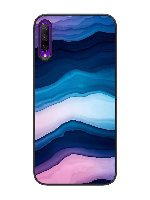 Oceanic Layers Glossy Soft Edge Case for Honor 9X Pro Chachhi