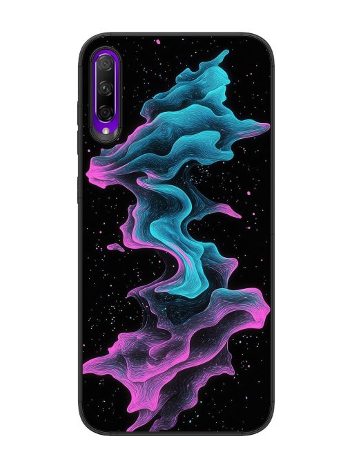 Cosmic Currents Glossy Soft Edge Case for Honor 9X Pro Chachhi