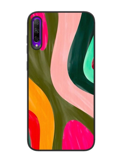 Wavy Wonder Glossy Soft Edge Case for Honor 9X Pro