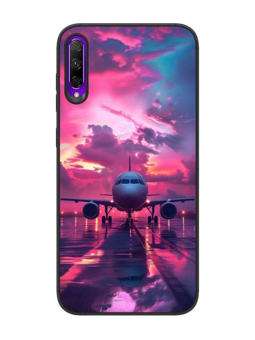 Neon Runway Glossy Soft Edge Case for Honor 9X Pro Chachhi