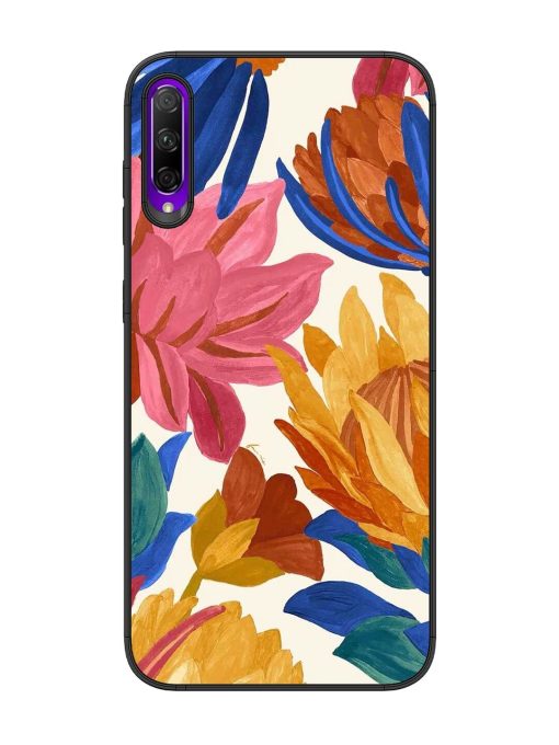 Blooming Tapestry Glossy Soft Edge Case for Honor 9X Pro Chachhi