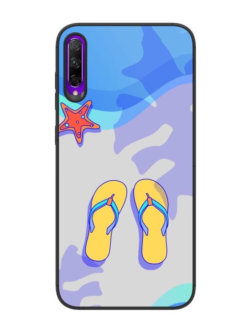 Sandy Toes And Salty Seas Glossy Soft Edge Case for Honor 9X Pro Chachhi