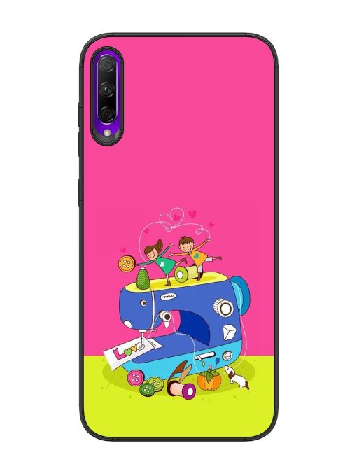 Sew Cute Glossy Soft Edge Case for Honor 9X Pro Chachhi