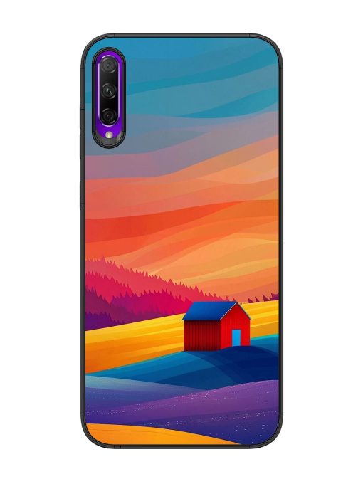 Sunset Solitude Glossy Soft Edge Case for Honor 9X Pro Chachhi