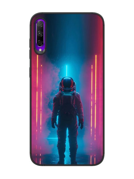 Neon Astronaut Glossy Soft Edge Case for Honor 9X Pro Chachhi