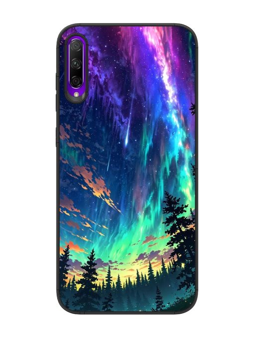 Cosmic Canvas Glossy Soft Edge Case for Honor 9X Pro Chachhi