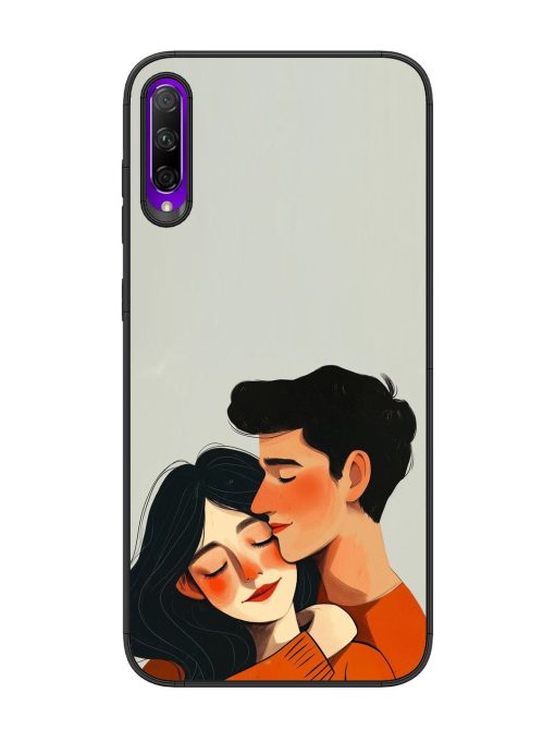 Craft Couples Glossy Soft Edge Case for Honor 9X Pro Chachhi