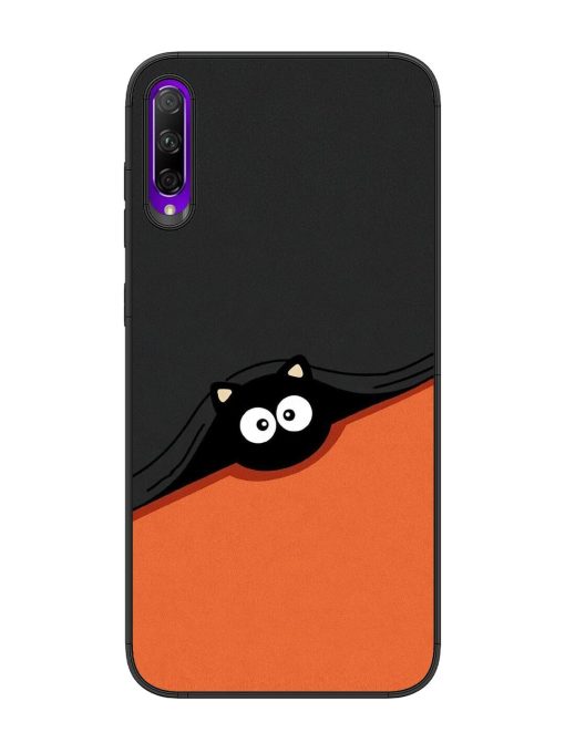 Peek-A-Boo Kitty Glossy Soft Edge Case for Honor 9X Pro Chachhi