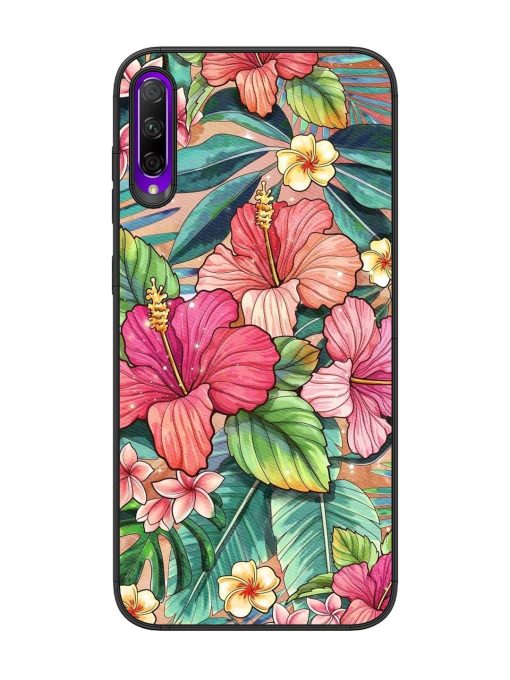 Tropical Tapestry Glossy Soft Edge Case for Honor 9X Pro Chachhi