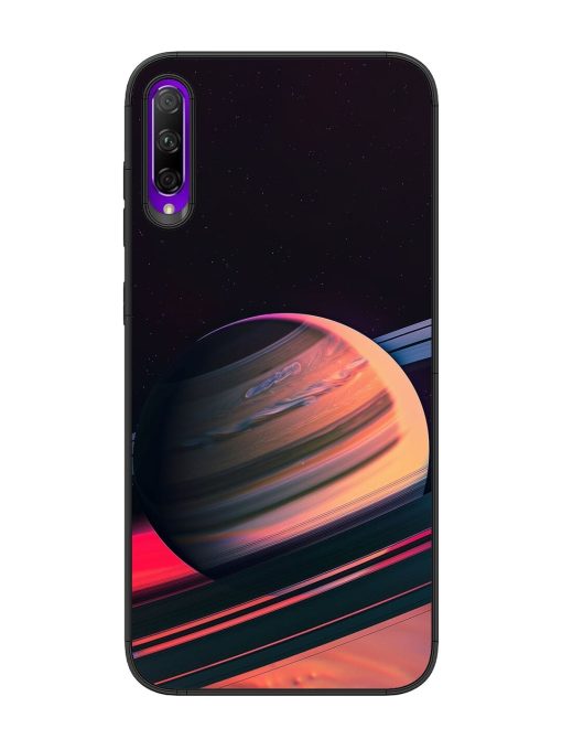 Neon Saturn Glossy Soft Edge Case for Honor 9X Pro Chachhi