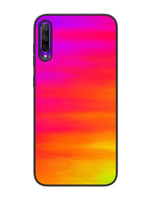 Neon Horizon Glossy Soft Edge Case for Honor 9X Pro Chachhi