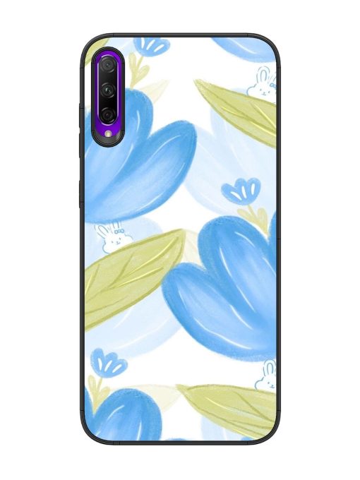 Bunny'S Blue Garden Glossy Soft Edge Case for Honor 9X Pro Chachhi