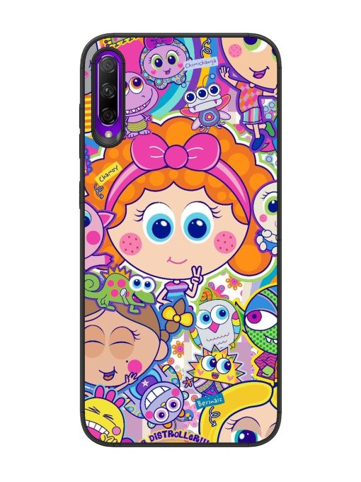 Distroller Friends Glossy Soft Edge Case for Honor 9X Pro Chachhi