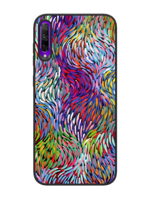 Vibrant Waves Glossy Soft Edge Case for Honor 9X Pro Chachhi