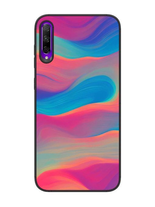 Wavy Wonder Glossy Soft Edge Case for Honor 9X Pro Chachhi