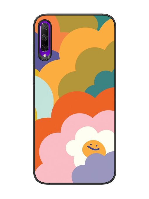 Happy Flower Power Glossy Soft Edge Case for Honor 9X Pro Chachhi