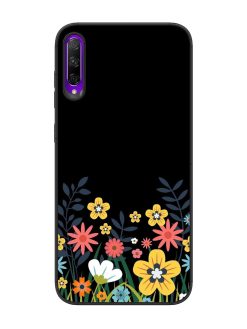 Floral Night Sky Glossy Soft Edge Case for Honor 9X Pro