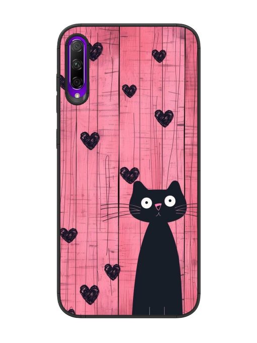 Feline Valentine'S Day Glossy Soft Edge Case for Honor 9X Pro Chachhi