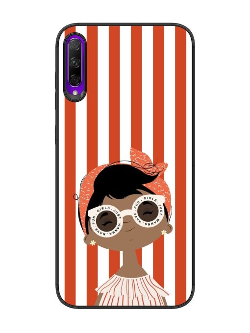 Girls Just Wanna Have Fun Glossy Soft Edge Case for Honor 9X Pro Chachhi