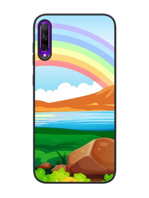 Rainbow Over The Lake Glossy Soft Edge Case for Honor 9X Pro Chachhi