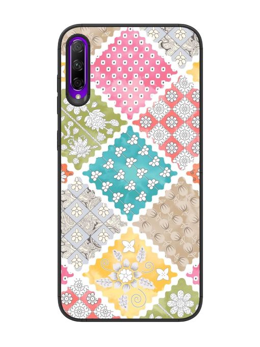 Patchwork Dreamscape Glossy Soft Edge Case for Honor 9X Pro Chachhi