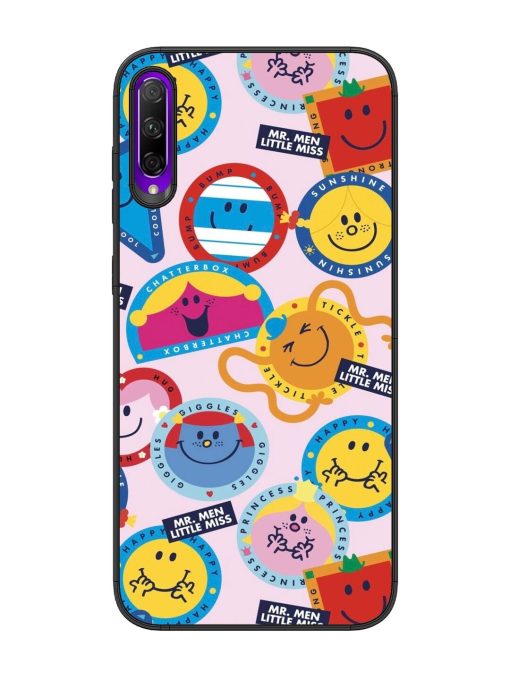 Whimsical Mr. Men & Little Miss Glossy Soft Edge Case for Honor 9X Pro Chachhi