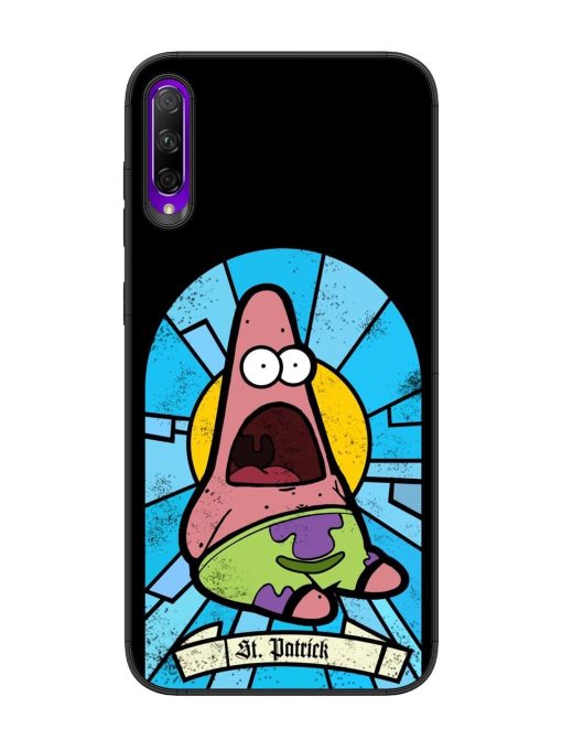 St. Patrick'S Day Stained Glass Patrick Star Glossy Soft Edge Case for Honor 9X Pro Chachhi