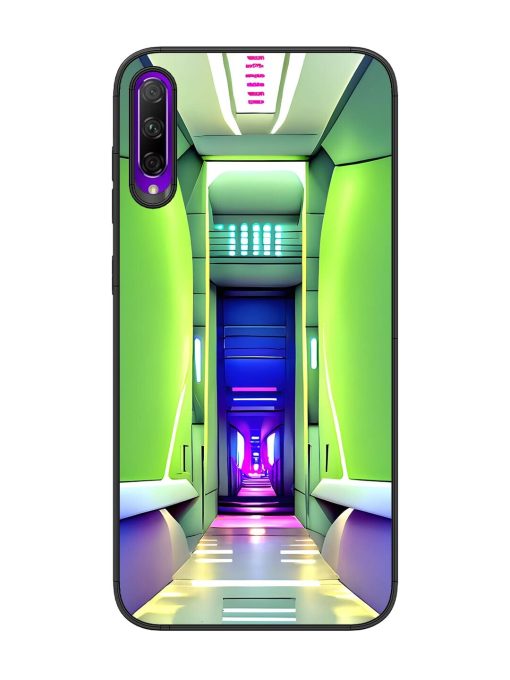 Neon Corridor Glossy Soft Edge Case for Honor 9X Pro Chachhi