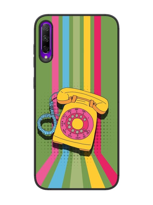 Retro Dialer Glossy Soft Edge Case for Honor 9X Pro Chachhi