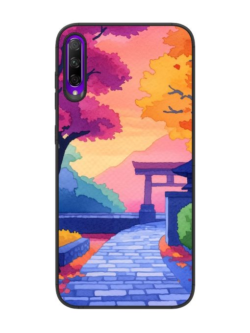 Autumnal Serenity Glossy Soft Edge Case for Honor 9X Pro Chachhi