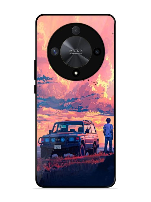 Solitude'S Horizon Glossy Soft Edge Case for Honor X9b (5G) Chachhi