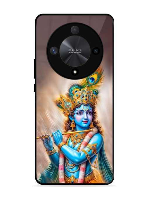 Divine Krishna Glossy Soft Edge Case for Honor X9b (5G) Chachhi