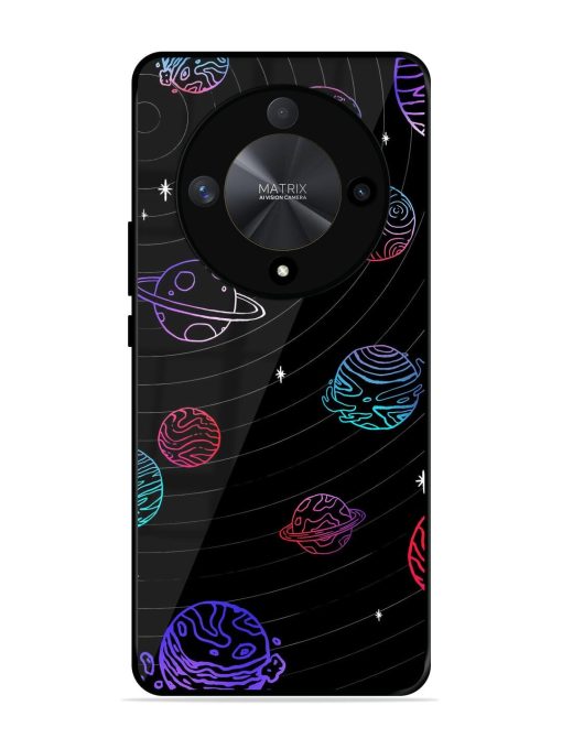 Cosmic Ballet Glossy Soft Edge Case for Honor X9b (5G) Chachhi