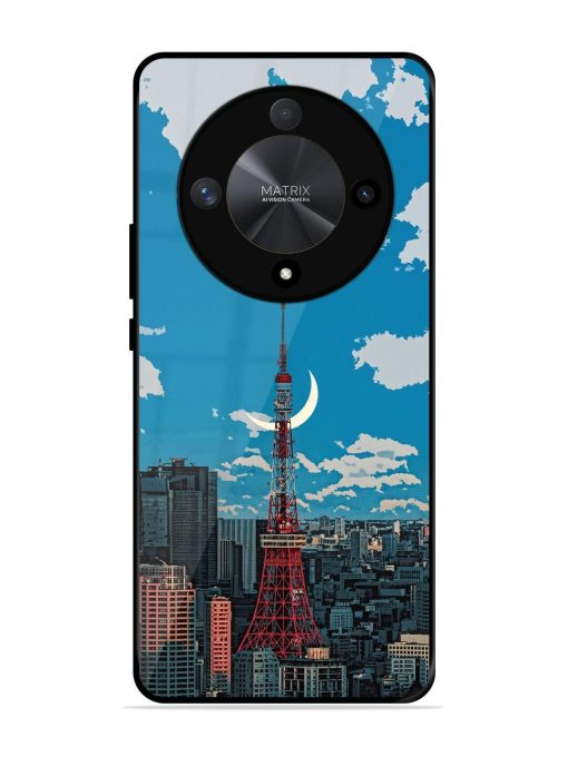 Tokyo Twilight Glossy Soft Edge Case for Honor X9b (5G) Chachhi