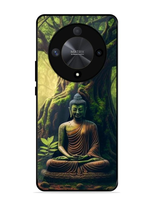 Green Buddha Art Glossy Soft Edge Case for Honor X9b (5G) Chachhi