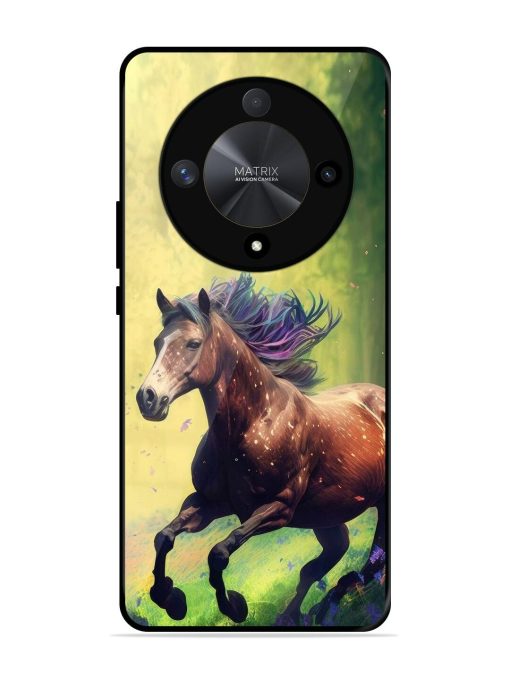 Enchanted Gallop Glossy Soft Edge Case for Honor X9b (5G) Chachhi