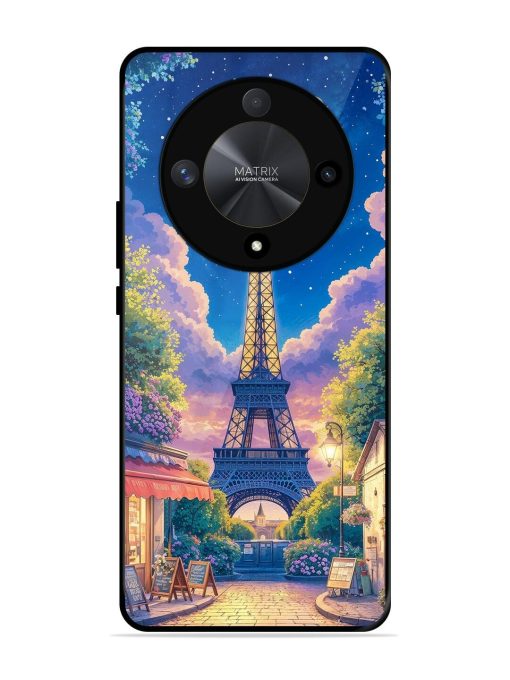 Twilight In Paris Glossy Soft Edge Case for Honor X9b (5G) Chachhi