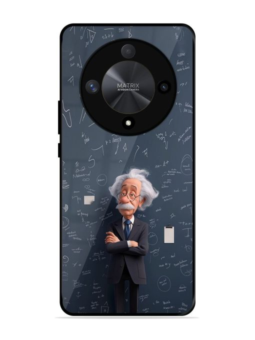 Albert Einstein Glossy Soft Edge Case for Honor X9b (5G) Chachhi