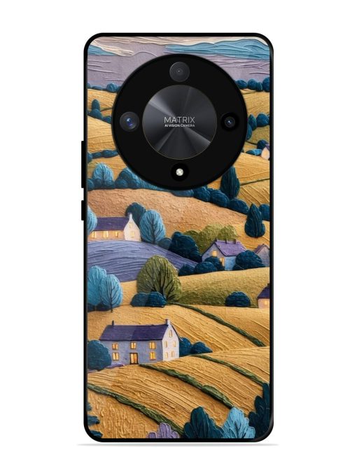 Rolling Hilltop Haven Glossy Soft Edge Case for Honor X9b (5G)