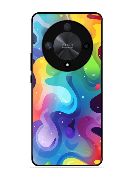 Rainbow River Glossy Soft Edge Case for Honor X9b (5G) Chachhi