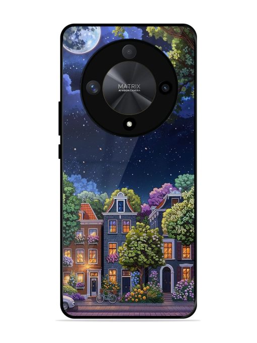 Moonlit Streets Glossy Soft Edge Case for Honor X9b (5G) Chachhi