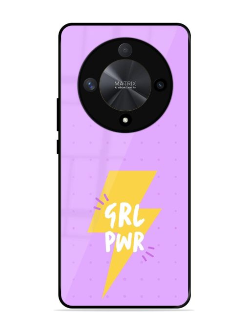 Girl Power Spark Glossy Soft Edge Case for Honor X9b (5G) Chachhi