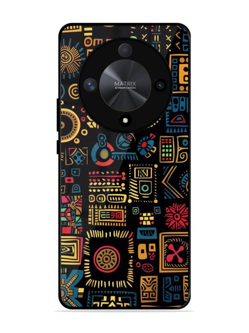 Tribal Tapestry Glossy Soft Edge Case for Honor X9b (5G) Chachhi