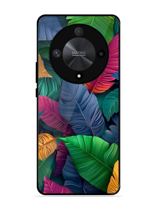 Tropical Tapestry Glossy Soft Edge Case for Honor X9b (5G) Chachhi