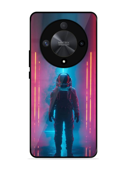 Neon Astronaut Glossy Soft Edge Case for Honor X9b (5G) Chachhi