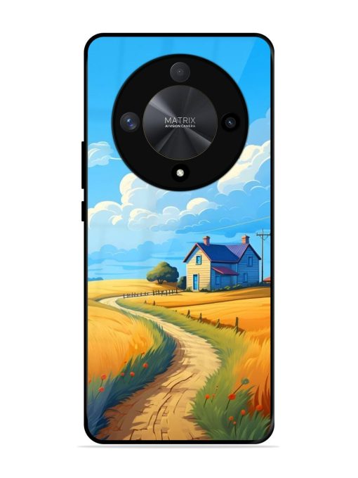 Countryside Cottage Glossy Soft Edge Case for Honor X9b (5G) Chachhi