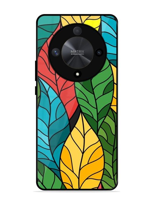 Foliage Fiesta Glossy Soft Edge Case for Honor X9b (5G) Chachhi